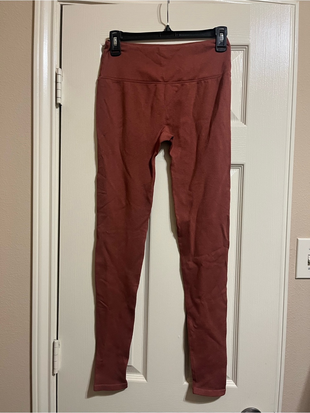 Fabletics Rose Brown High-Waist Stretch Leggings